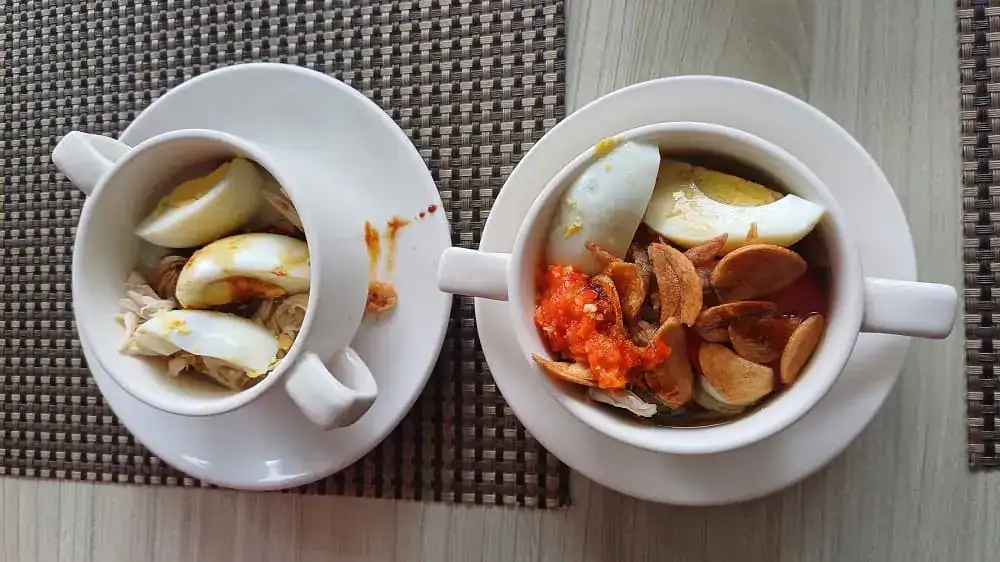 Bubur dan Soto Ayam